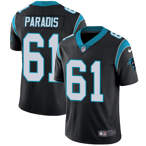Nike Carolina Panthers #61 Matt Paradis Black Team Color Men's Stitched NFL Vapor Untouchable Limited Jersey Men's