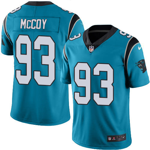 Nike Carolina Panthers #93 Gerald McCoy Blue Men's Stitched NFL Limited Rush Jersey Men's