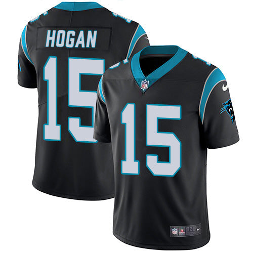 Nike Carolina Panthers #15 Chris Hogan Black Team Color Men's Stitched NFL Vapor Untouchable Limited Jersey Men's