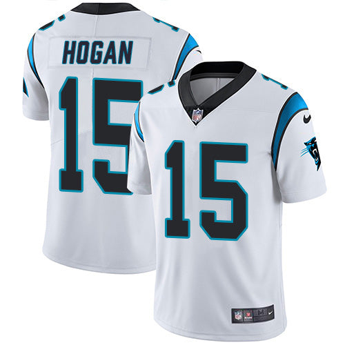 Nike Carolina Panthers #15 Chris Hogan White Men's Stitched NFL Vapor Untouchable Limited Jersey Men's