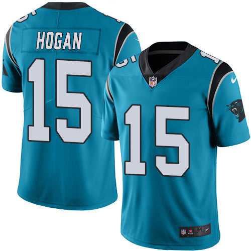 Nike Carolina Panthers #15 Chris Hogan Blue Alternate Men's Stitched NFL Vapor Untouchable Limited Jersey Men's