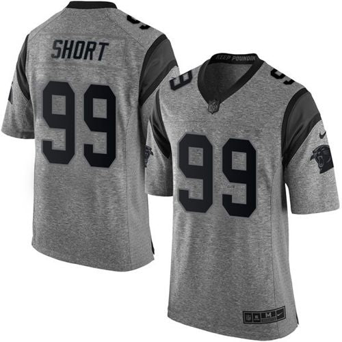 Nike Carolina Panthers #99 Kawann Short Gray Men's Stitched NFL Limited Gridiron Gray Jersey Men's