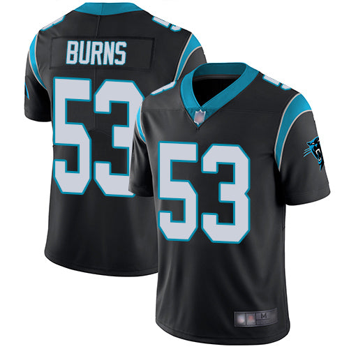 Nike Carolina Panthers #53 Brian Burns Black Team Color Men's Stitched NFL Vapor Untouchable Limited Jersey Men's