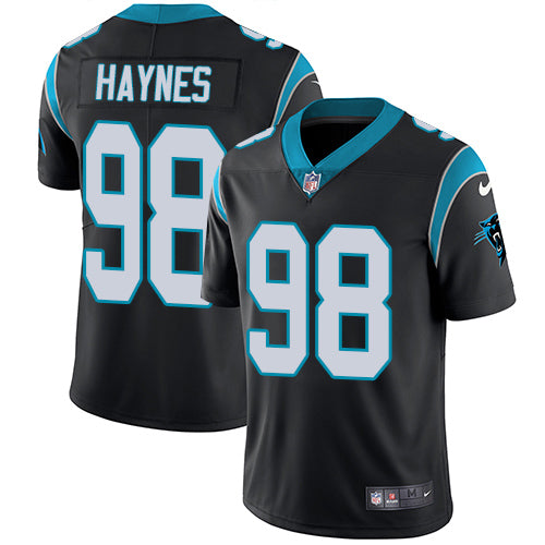 Nike Carolina Panthers #98 Marquis Haynes Black Team Color Men's Stitched NFL Vapor Untouchable Limited Jersey Men's