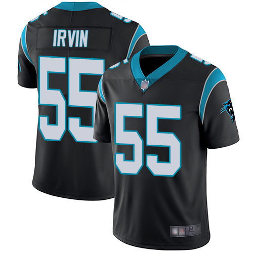 Nike Carolina Panthers #55 Bruce Irvin Black Team Color Men's Stitched NFL Vapor Untouchable Limited Jersey Men's