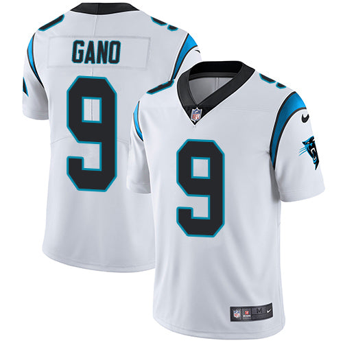 Nike Carolina Panthers #9 Graham Gano White Men's Stitched NFL Vapor Untouchable Limited Jersey Men's