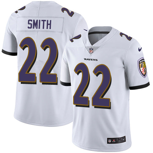 Nike Baltimore Ravens #22 Jimmy Smith White Men's Stitched NFL Vapor Untouchable Limited Jersey Men's