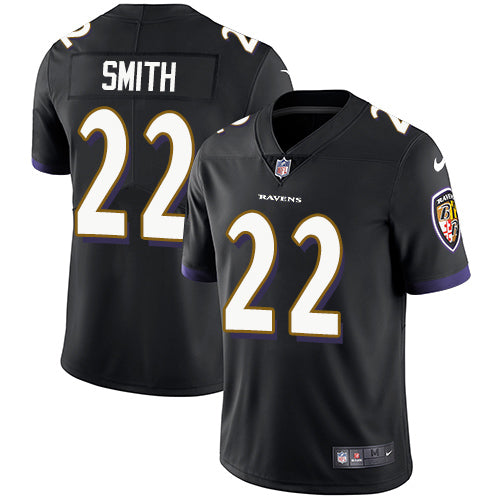 Nike Baltimore Ravens #22 Jimmy Smith Black Alternate Men's Stitched NFL Vapor Untouchable Limited Jersey Men's
