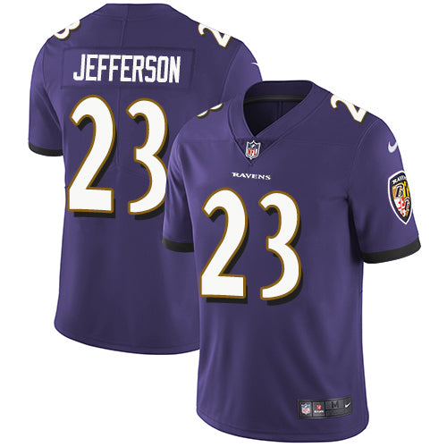 Nike Baltimore Ravens #23 Tony Jefferson Purple Team Color Men's Stitched NFL Vapor Untouchable Limited Jersey Men's