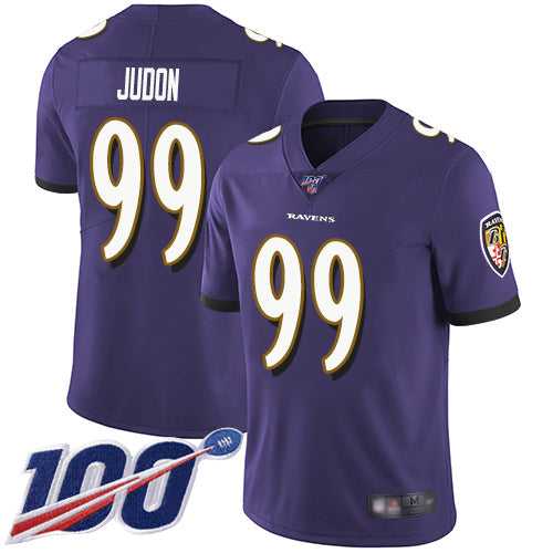 Nike Baltimore Ravens #99 Matthew Judon Purple Team Color Men's Stitched NFL 100th Season Vapor Untouchable Limited Jersey Men's