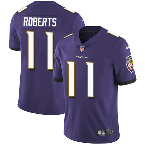 Nike Baltimore Ravens #11 Seth Roberts Purple Team Color Men's Stitched NFL Vapor Untouchable Limited Jersey Men's