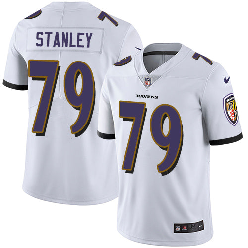 Nike Baltimore Ravens #79 Ronnie Stanley White Men's Stitched NFL Vapor Untouchable Limited Jersey Men's