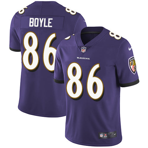 Nike Baltimore Ravens #86 Nick Boyle Purple Team Color Men's Stitched NFL Vapor Untouchable Limited Jersey Men's