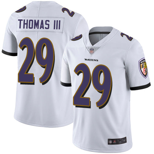 Nike Baltimore Ravens #29 Earl Thomas III White Men's Stitched NFL Vapor Untouchable Limited Jersey Men's