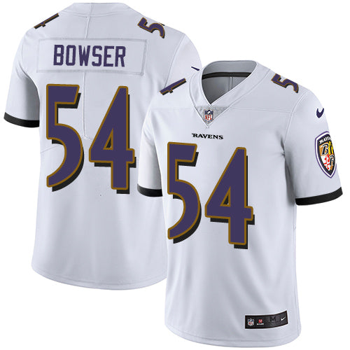 Nike Baltimore Ravens #54 Tyus Bowser White Men's Stitched NFL Vapor Untouchable Limited Jersey Men's
