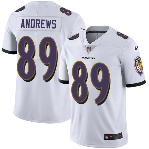 Nike Baltimore Ravens #89 Mark Andrews White Men's Stitched NFL Vapor Untouchable Limited Jersey Men's